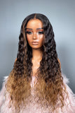 Kavya Ombre Blond - Raw Indian - Medium - 5x5 HD