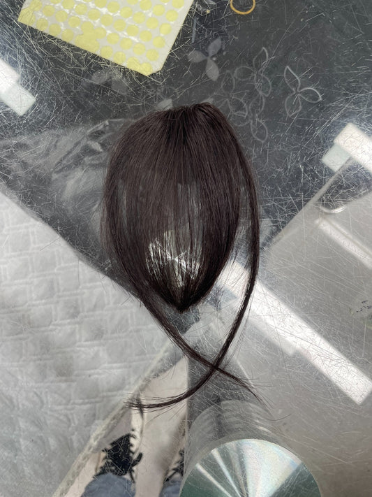Clip in thin bang