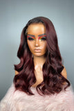 Sarai Burgundy Red - Signature Virgin - 5x5 HD - Medium