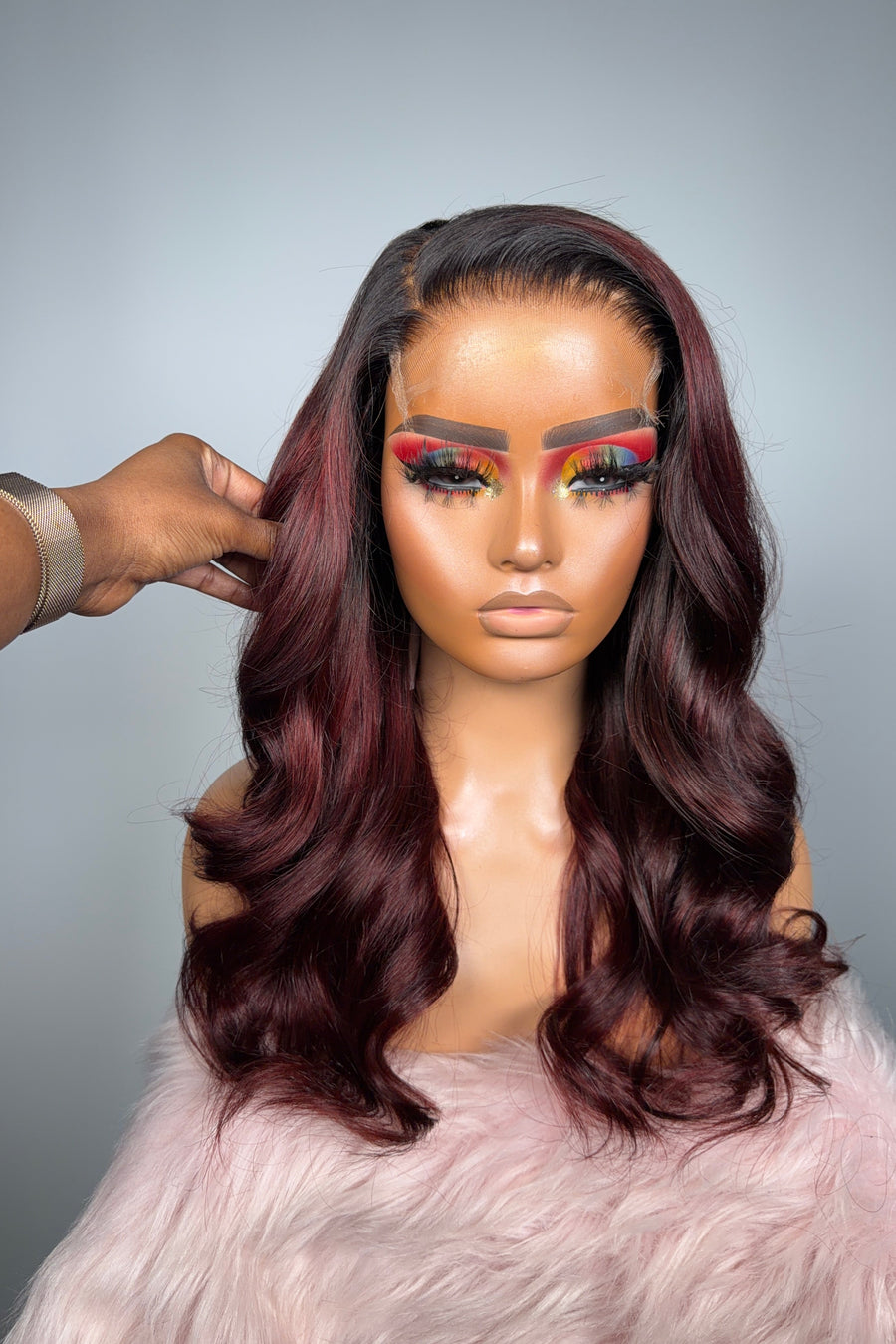 Sarai Burgundy Red