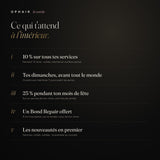 Le Cercle Ophair — Membre 12 mois